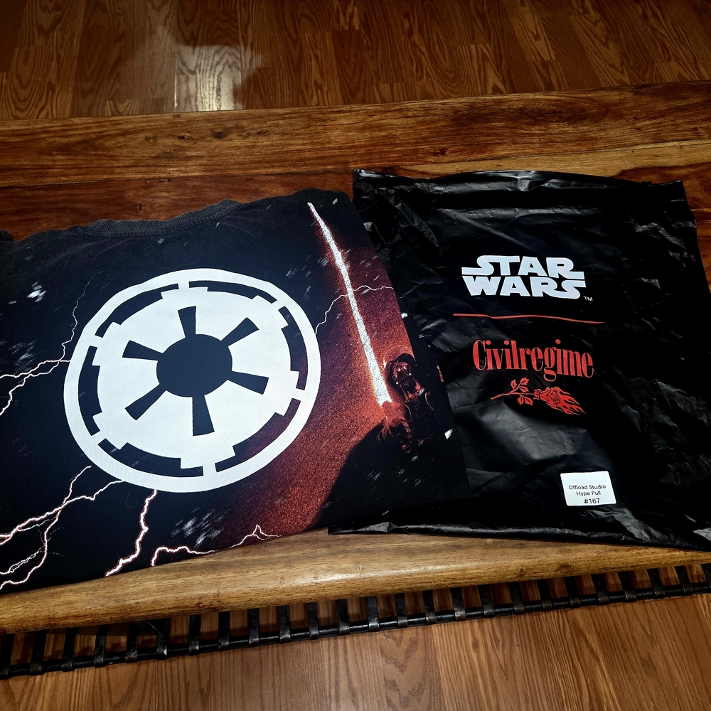 Civil Regime/Star Wars Darth Vader Black T-Shirt - Picture 9 of 9